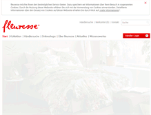 Tablet Screenshot of fleuresse.de